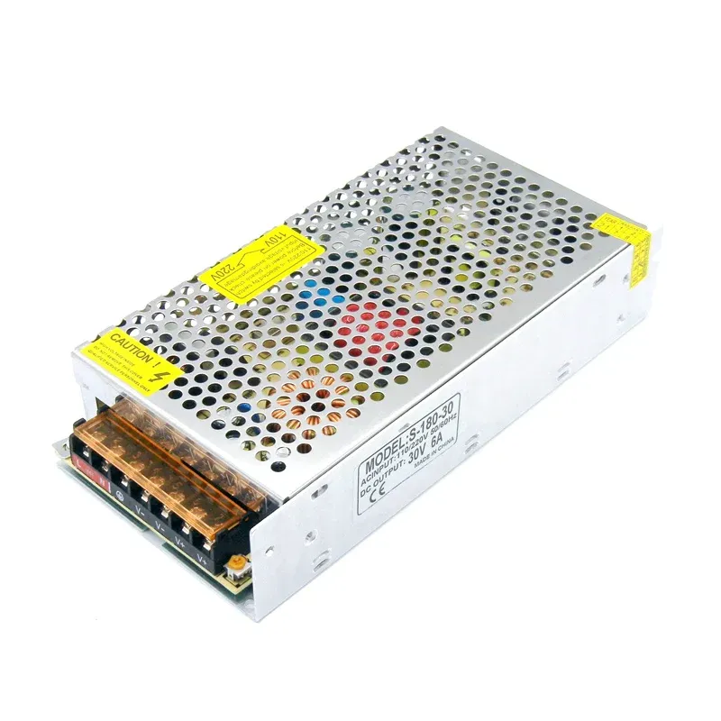 30V 4A 5A 6A ALIMENTATION DE COMMENTAIRATION ALIMENTATION TRANSPORT SOURCE TRANSFORME 120W 150W 180W AC DC SMPS 110V 220V Entrée pour CNC 3D Print