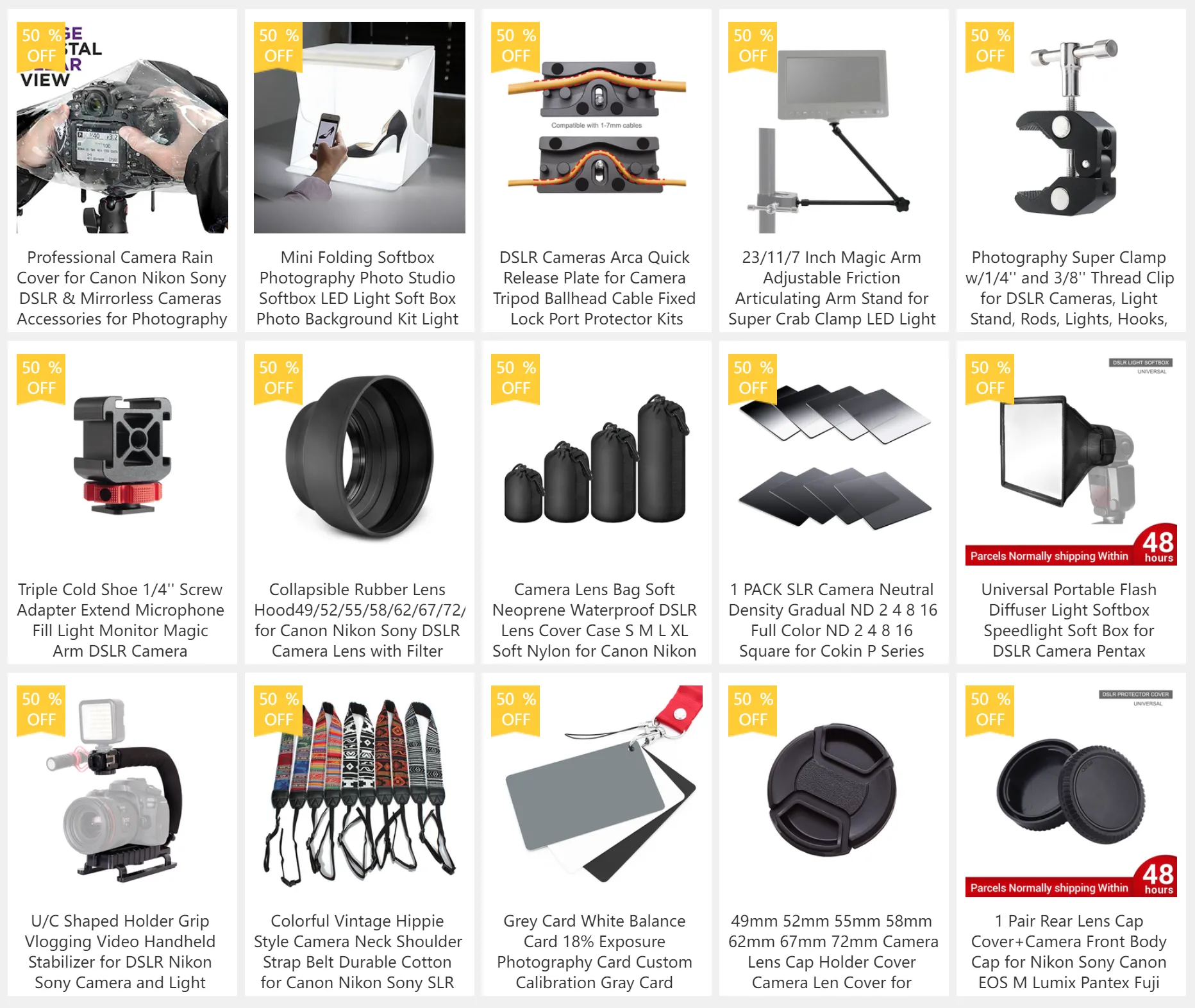 20 Studio Photography Background Support System with Super Clamp for ...