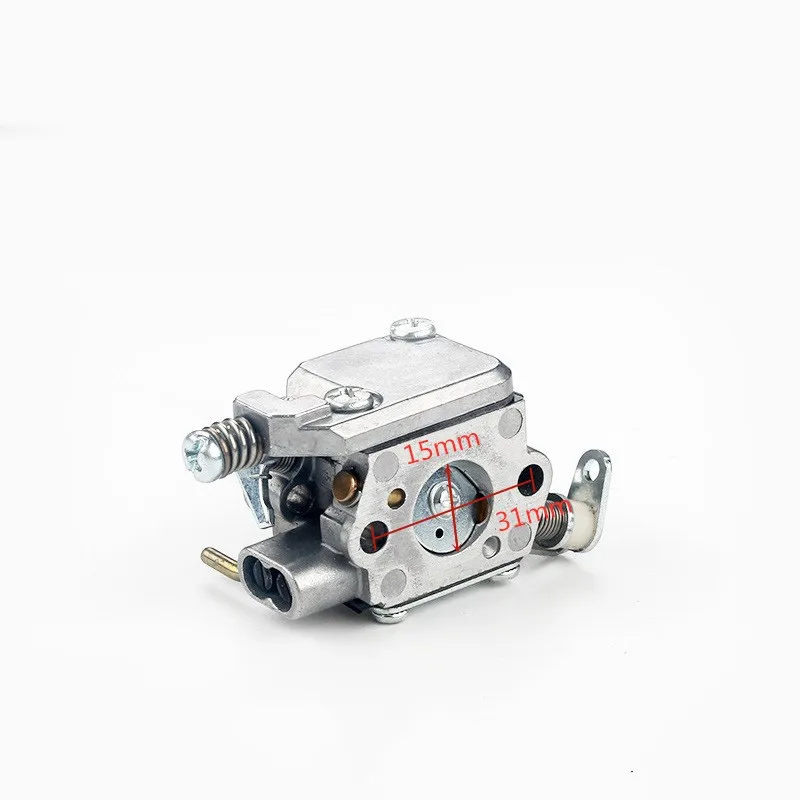 Carburetor Repair Kit For Chinese Chainsaw 2500 25cc - Includes Carb, Fuel Filter & Lines