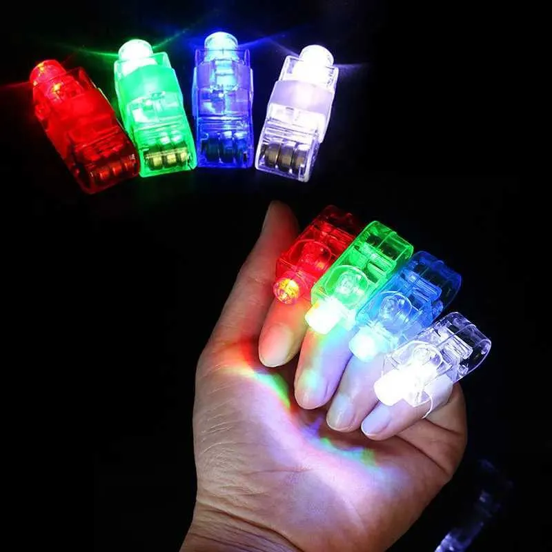 Jouet rave à LED 20pcs / lot lumineuses à LED 6 lampes de poche de couleurs pour les enfants de fête d'anniversaire pour enfants fournit des jouets assortis laser