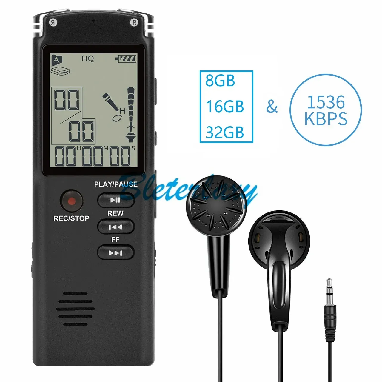 Recorder Digital Voice Recorder Mini Spy USB Professional Dictaphone Audio Recording With WAV,MP3 Player Grabadora De Voz 8GB 16GB 32GB