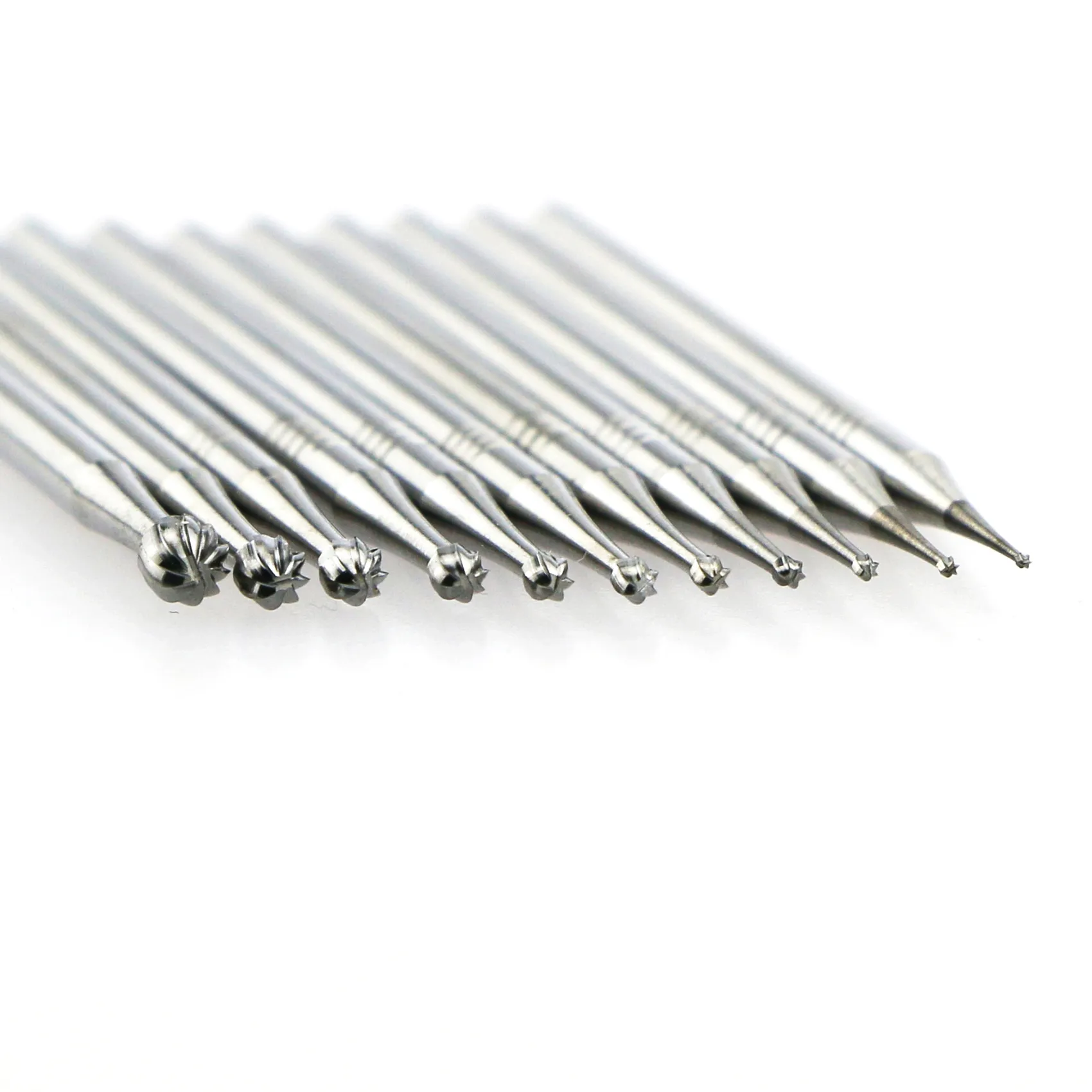 5Pcs WAVE Dental Bur Plus Tungsten Carbide Round Drills Burs HP1 HP2 HP4 HP5 HP8 HP10 For Low Speed Straight Nose Cone Handpiece