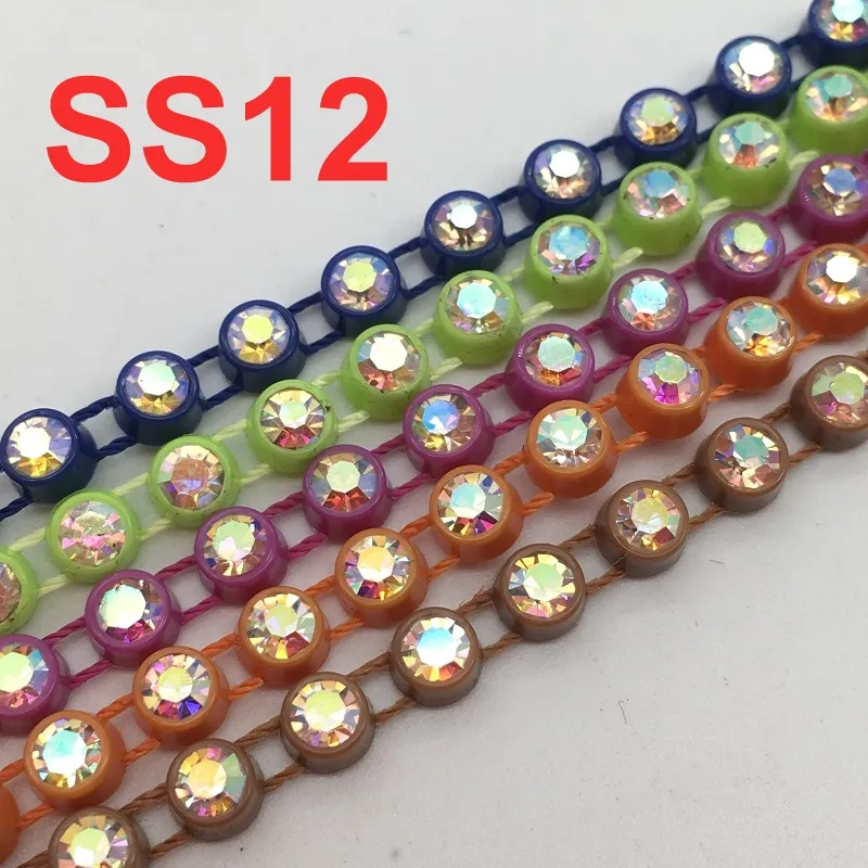 SS12 AAB Crystal Rhinestone Triwings Banding 10 yards