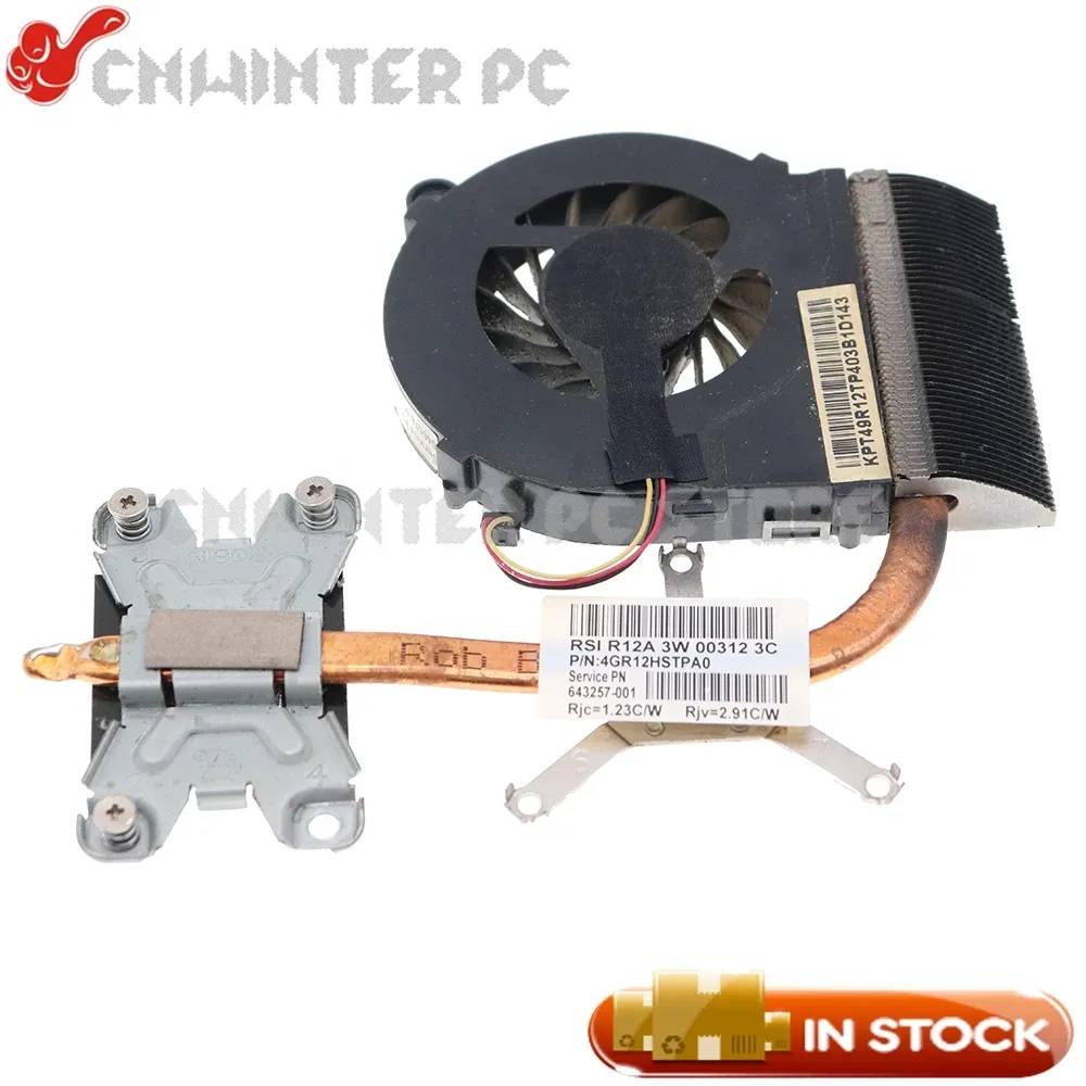 Cooling NOKOTION 643257001 DA0R12MB6E0 R12 For HP Pavilion G4 G6 G7 G41000 G61000 G71000 Cooling Heatsink with Fan