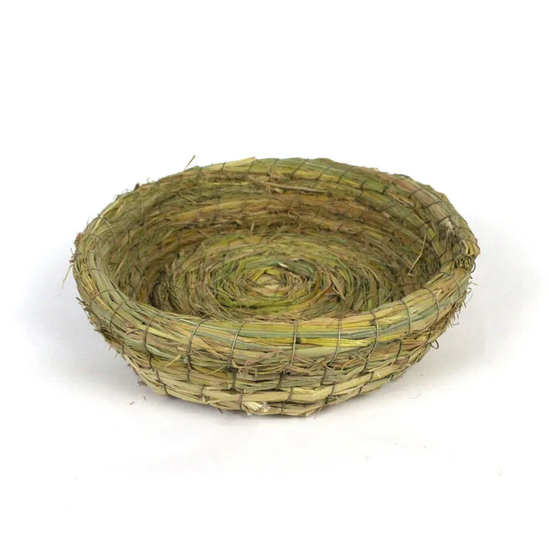 Rabbit Grass Chew Mat Natural Soft Grass Hamster House Guinea Pig Cage Bed House Pad Pet Dog Cat Hamster Accessories