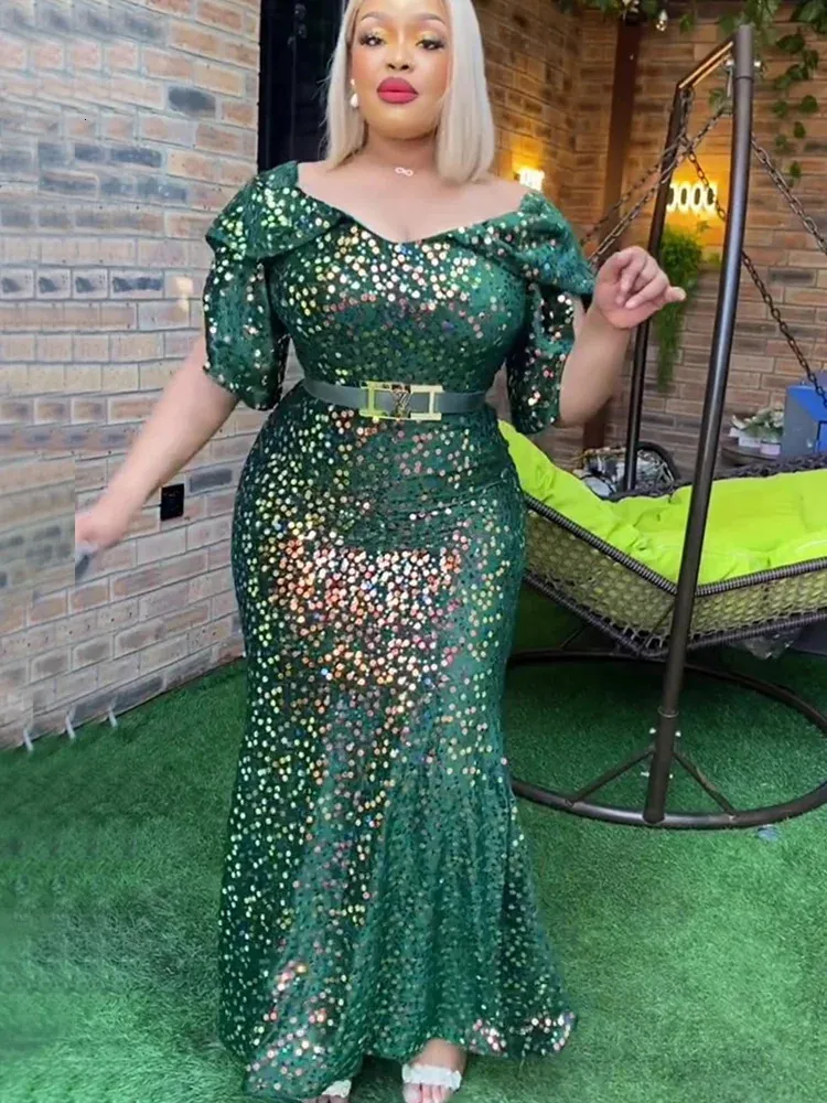 Plus Size African Dresses for Women - Elegant Sequin Evening Gown, Long  Ankara Party Dress, Traditional Africa Clothing - Buy Now! from Dhgate  Ethnic Clothing - price 83.62