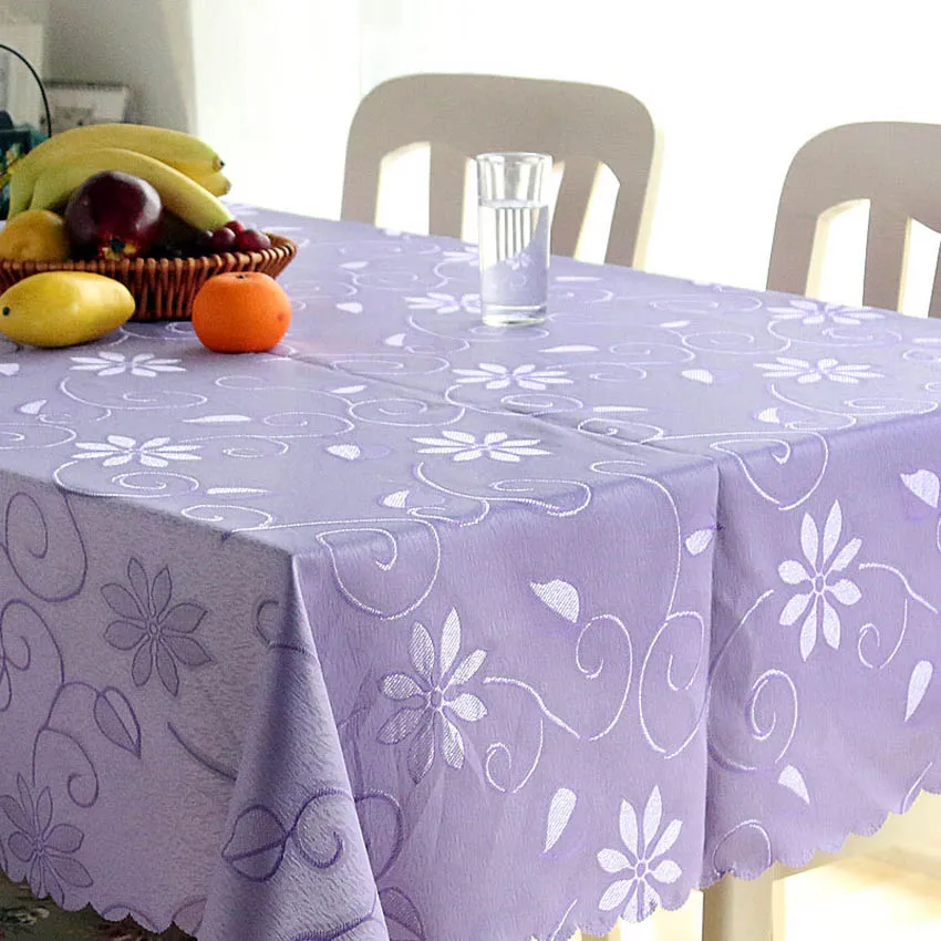 طاولة ورقة زهرة حديثة غطاء قطعة قماش مقاومة للغبار القهوة طاولة الطعام حفلة منزلية للقطعة مائدة مائدة مائدة toalha de mesa