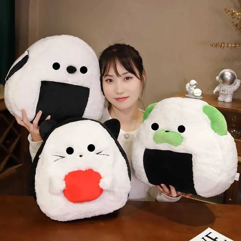 Plush Dolls Kawaii Fat Round Sparrow Cat Bear Plush Toy Filling Soft Forest Animal Doll Bird Pillow Cute Gift J240410