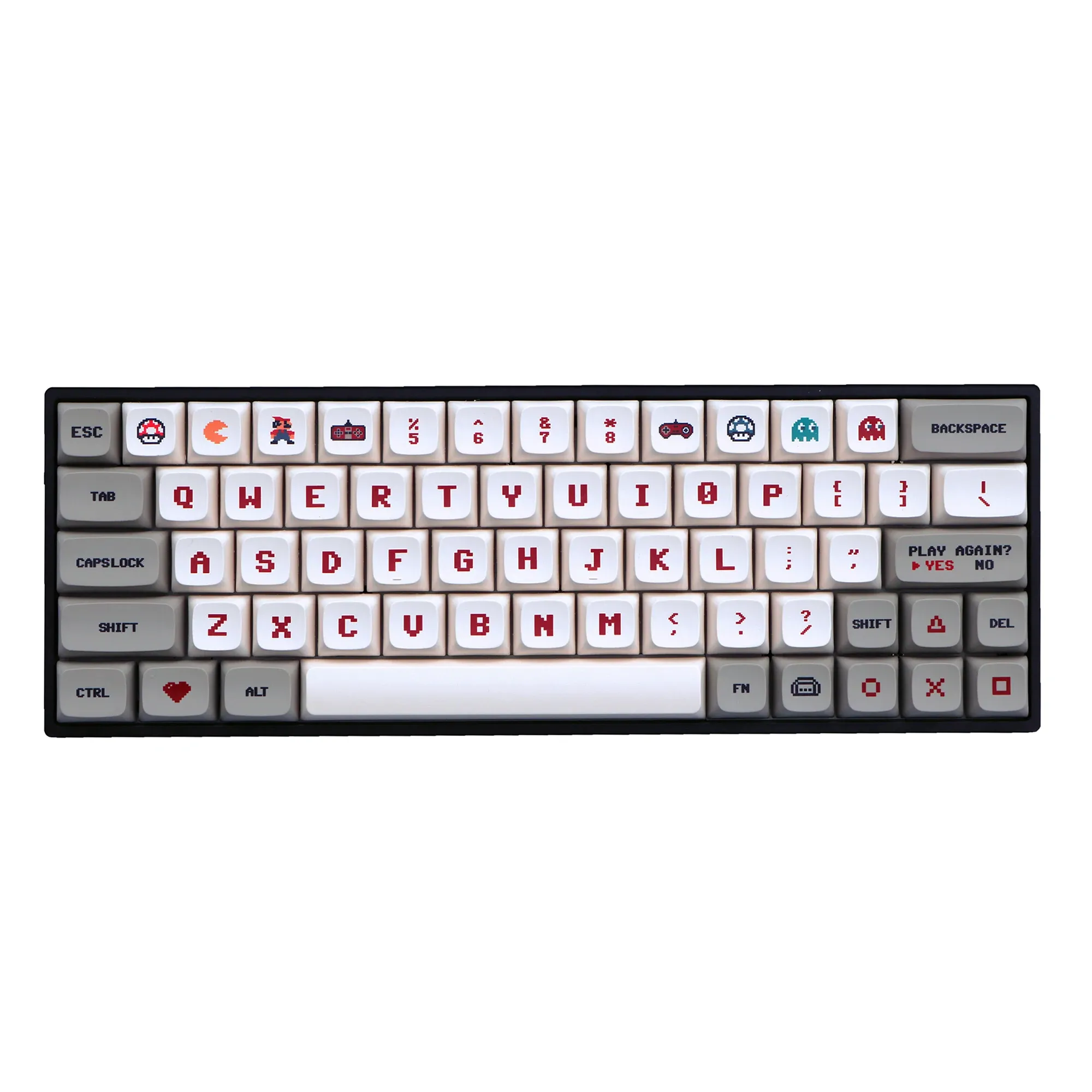 Acessórios 1 Defina o Classic Retro Game Game Game Game Capt para MX Switch Teclado Mecânico XDA Cherry Profile Keycaps