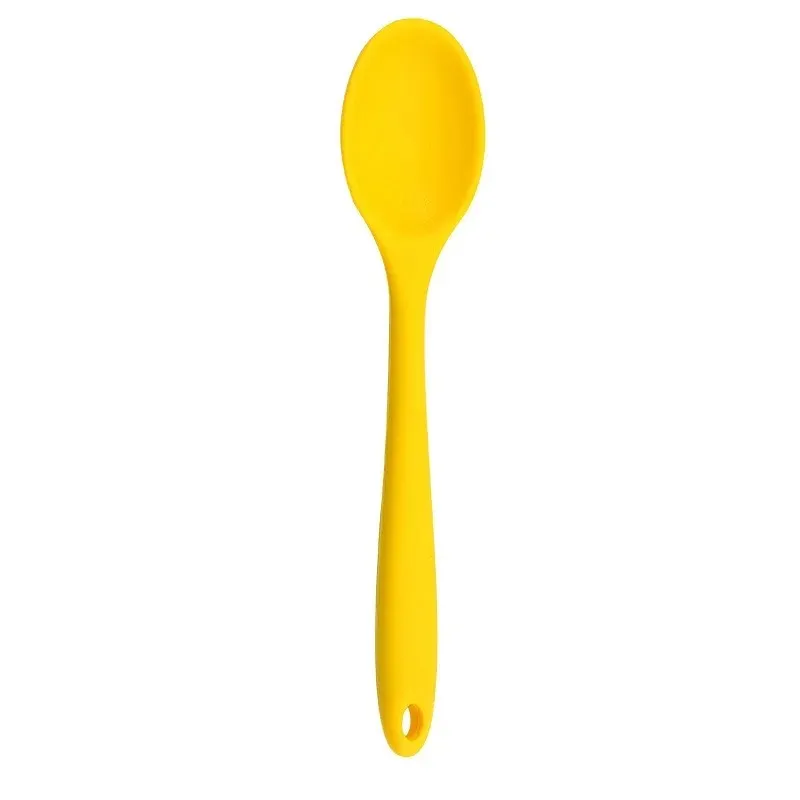 Silicone Spoon Heat Resistant Easy To Clean Non-stick Rice Spoons High Temperature Spoon Tableware Utensil Kitchen Toolfor non-stick rice spoon