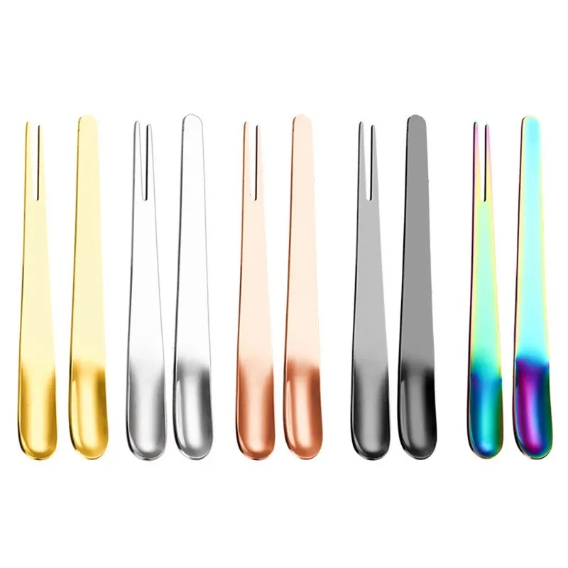 20PCS Coffee Spoon Stainless Steel Flat For Dessert Small sugar Scoop Mixer Stirring Bar Kitchen Tableware Durable 240410
