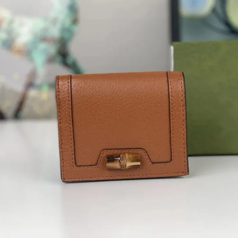 Luxurys Designer Brieftaschen Männer Frauen Bambus Münzversand berühmte Stylist G-Kartenhalter hochwertiger Modebrief Marke Clutch Vintage Ophidia Taschen Keine Originalbox