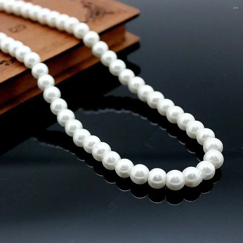 Choker Genuine White Cultured Strand 7-8mm Necklace Pearl Freshwater