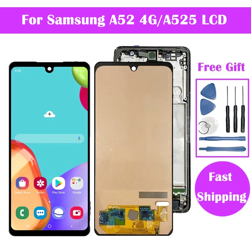 AAA+ per Samsung A52 4G LCD A525 SM-A525B Display LCD per il touch screen Samsung A52LCD SM-A525F LCD per Samsung Galaxy A52 LCD