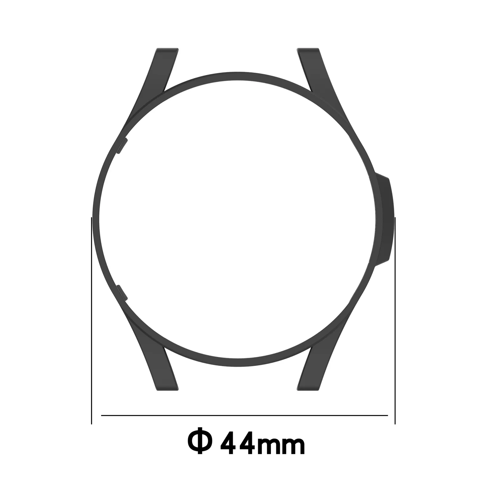 ПК Slim Case Cover для Samsung Galaxy Watch 4 40 мм SM-R860 44 мм SM-R870 Рама высококачественные Smart Watch Protection