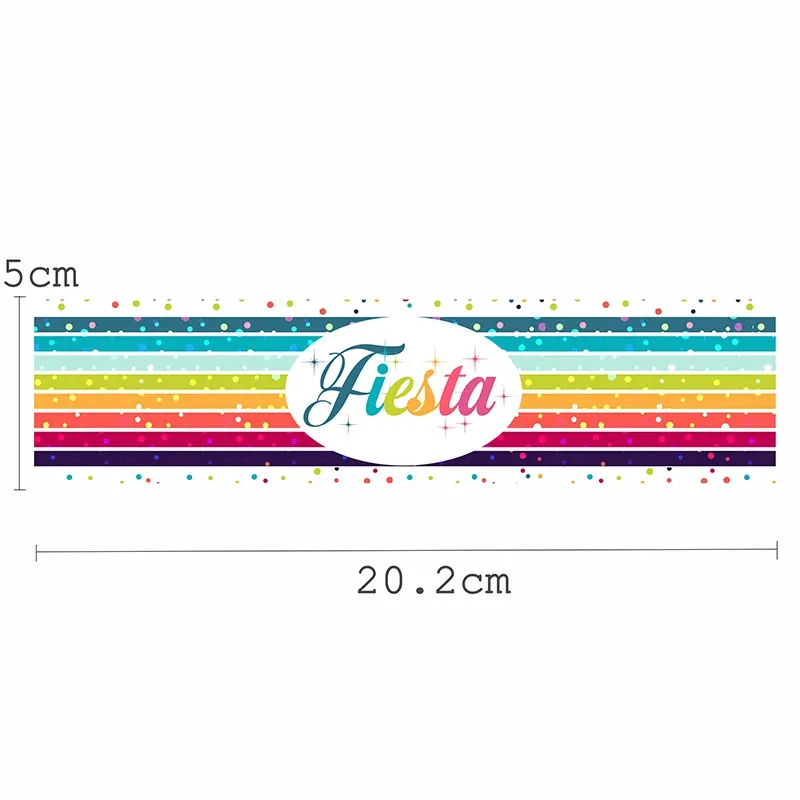 10pcs Fiesta Mexican Party Water Bottle Label Stickers Tag Supplies Mexican Party Favors Home Decor Swimming Party Supplies