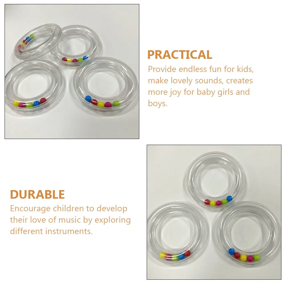 DHgate.com:Transparent Plastic Circle Hand Bells | 6Pcs Infant Rattles ...