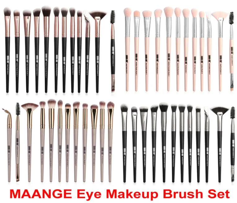 Makeup Brush Set Powder Foundation Brushs à paupières Brôles d'ombres Eye 12 PC