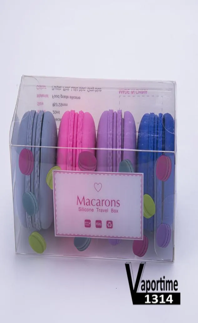 Contenitore in silicone colorato di macaron da 20 ml contenitori per vaso di cera contenitori di grado alimentare barattoli di silicone barattoli tamponati di erbe per utensili da fumo 5496473684