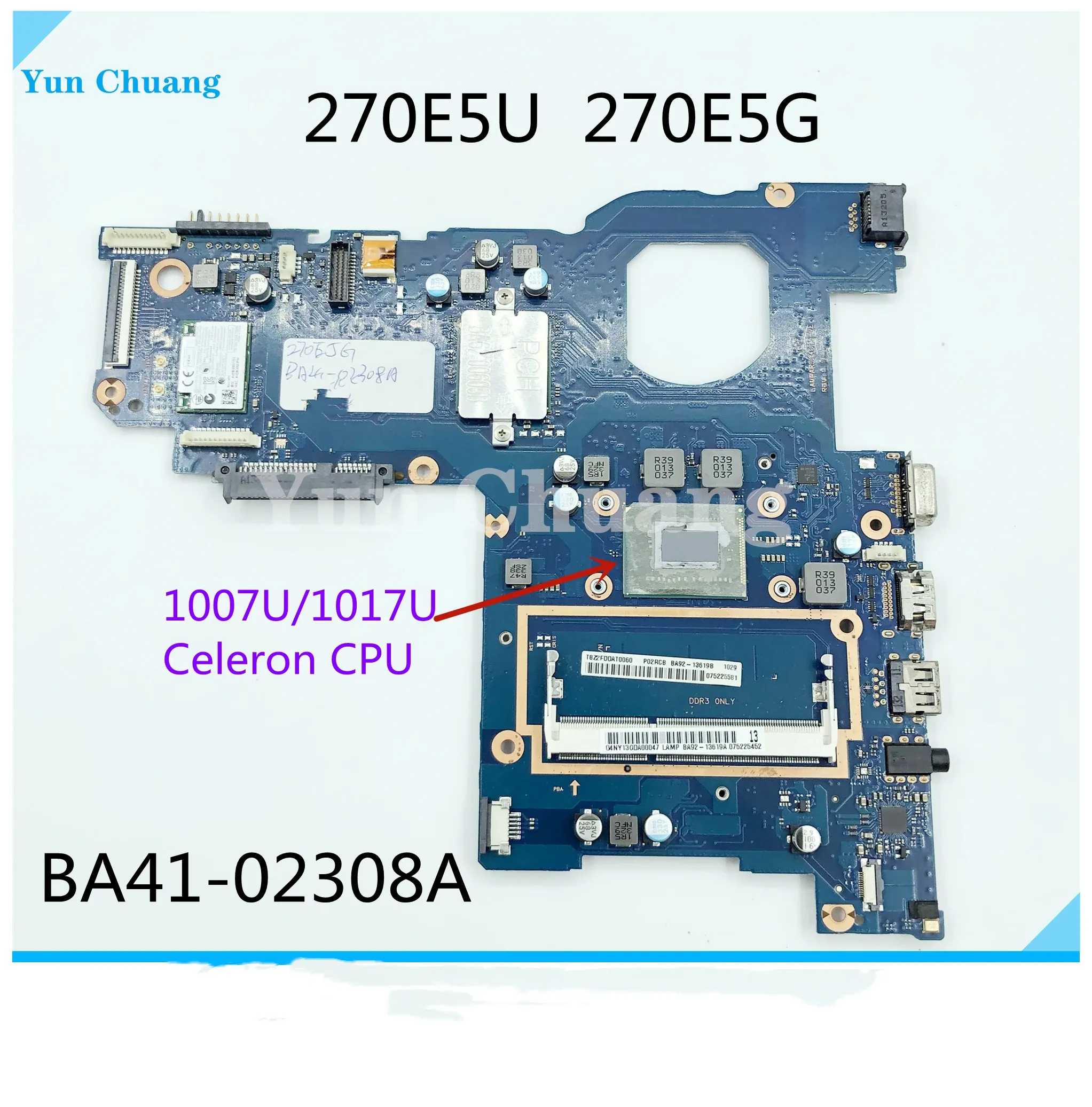 Carte mère BA921361A BA9213616B BA4102308A POUR SAMSUNG NP270E 270E5U 270E5G OPRODUCTE