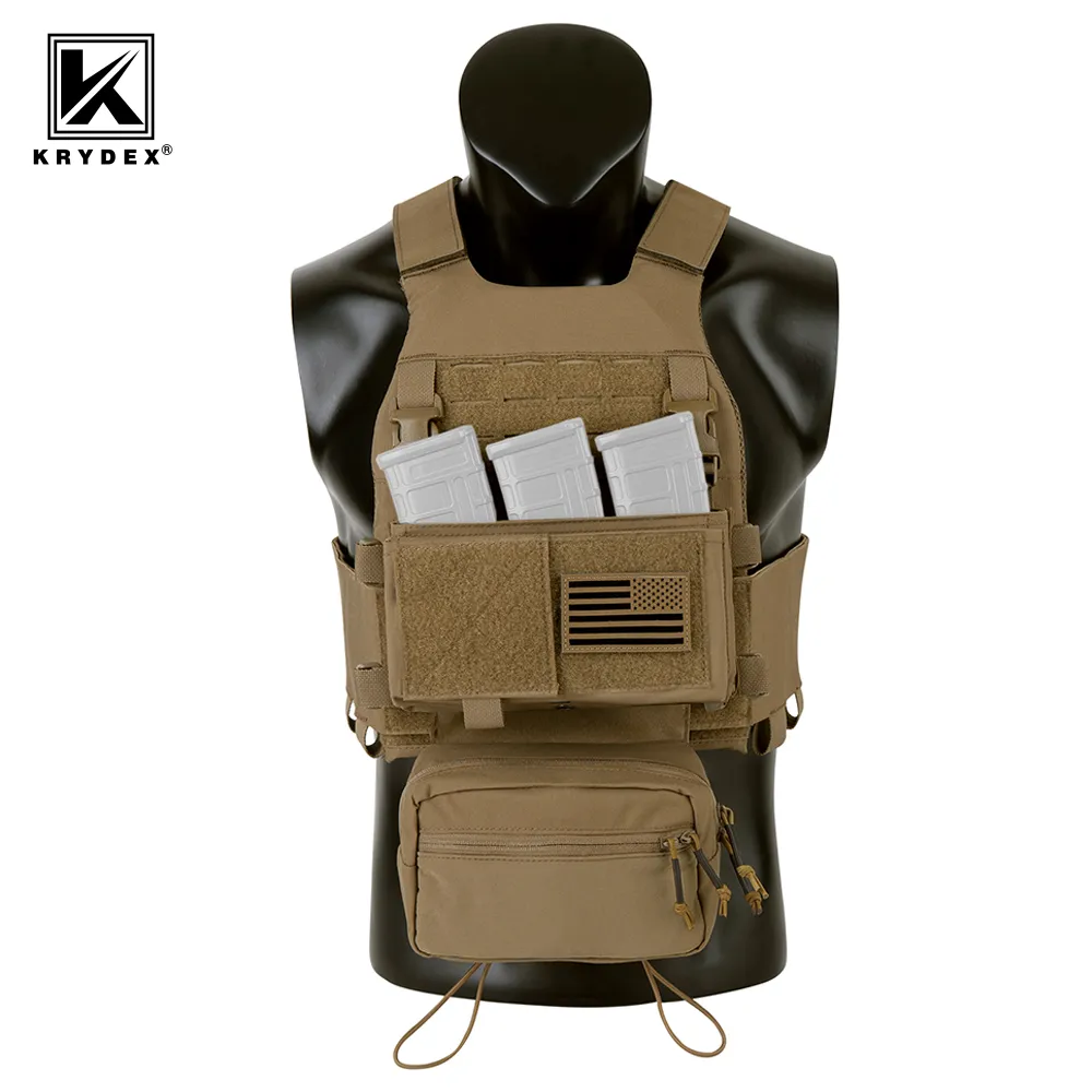 MK3 Gilet Tactique Airsoft Chest Rig Avec 5.56 Fusil Mag Sacs