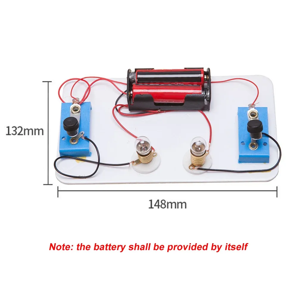 DIY Ручная электрическая модель модели образовательных игрушек для детей для детей подарки по обучению электричеством Физики образовательные игрушки