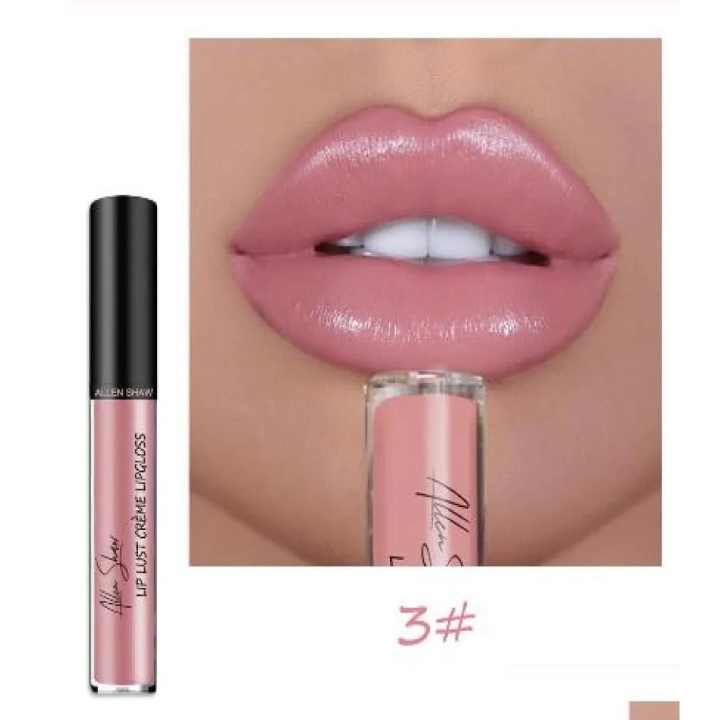 Szminka kobiety wodoodporne, długotrwały wilgotny błyszczyk Vivid Colorf Lipgloss Makeup Maquiagem3296619 Drop dostarczenie zdrowia usta Otovg