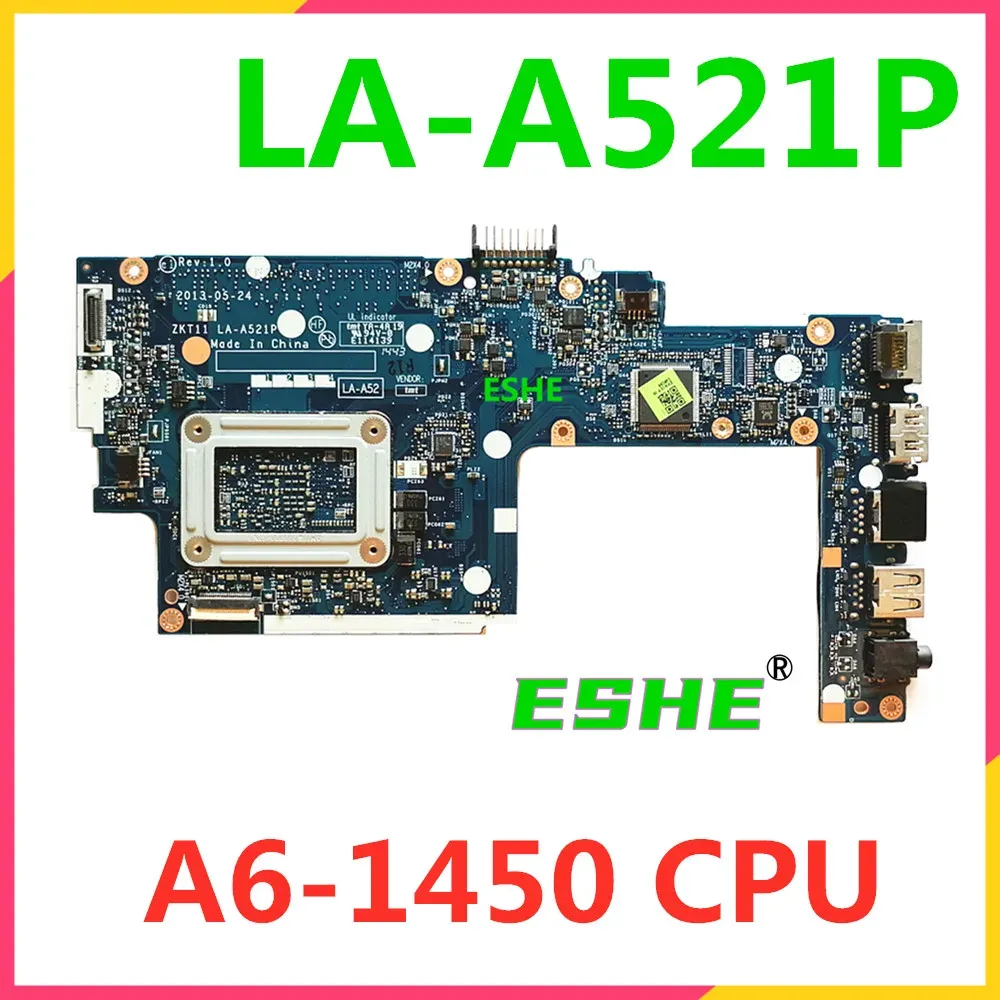 Scheda madre 730894501 730894001 per il padiglione HP TS 11E Laptop Motherboard A61450 CPU ZKT11 LAA521P HP TS 11 Test 100% completamente test