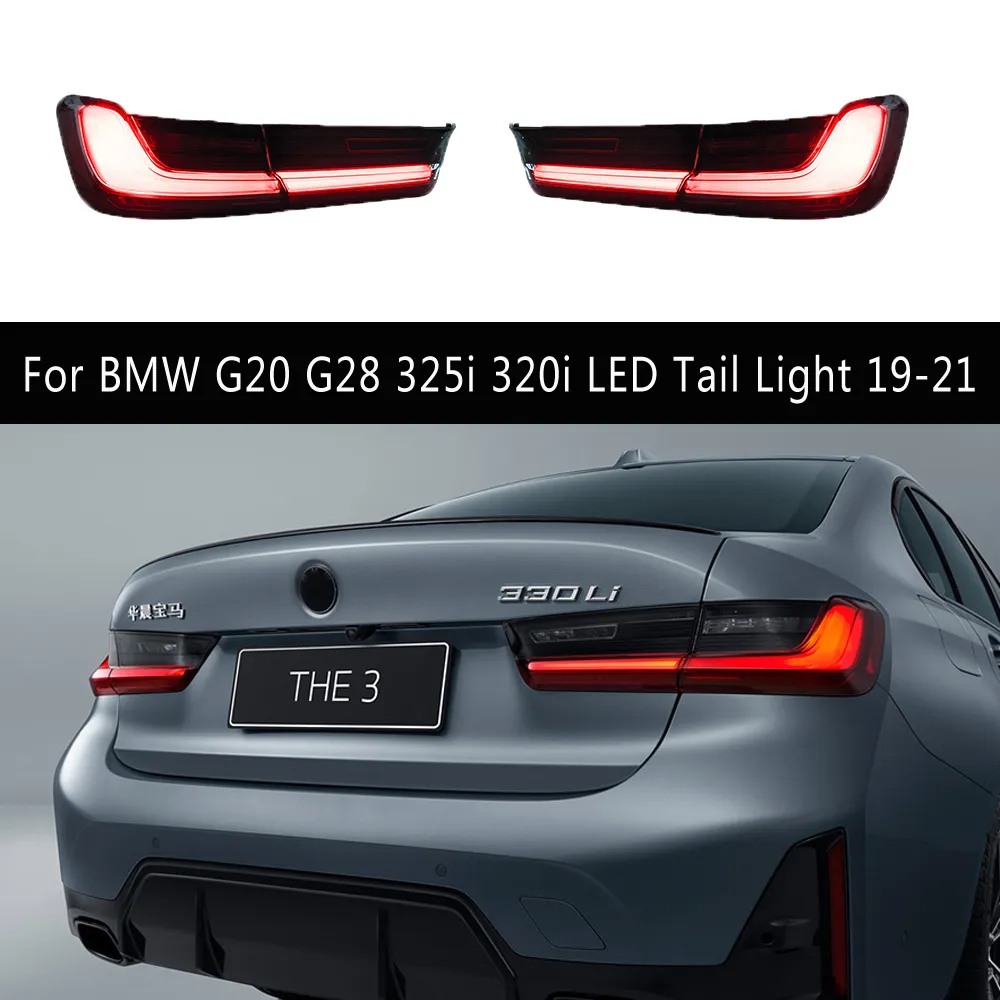 Auto-accessoires achterlichten voor BMW G20 G28 325i 320i LED TAIL LICHT 19-21 Rem omgekeerde parkeerrunning Lamping Lamp