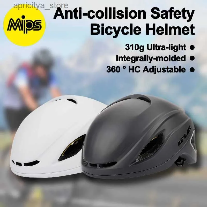 Caschi ciclistici GUB MIPS Casco ciclistico su strada 310G Casco per bici a multimetro intergrato 58-62 cm PC+EPS Celmetti di sicurezza antico-collisione per uomini L48