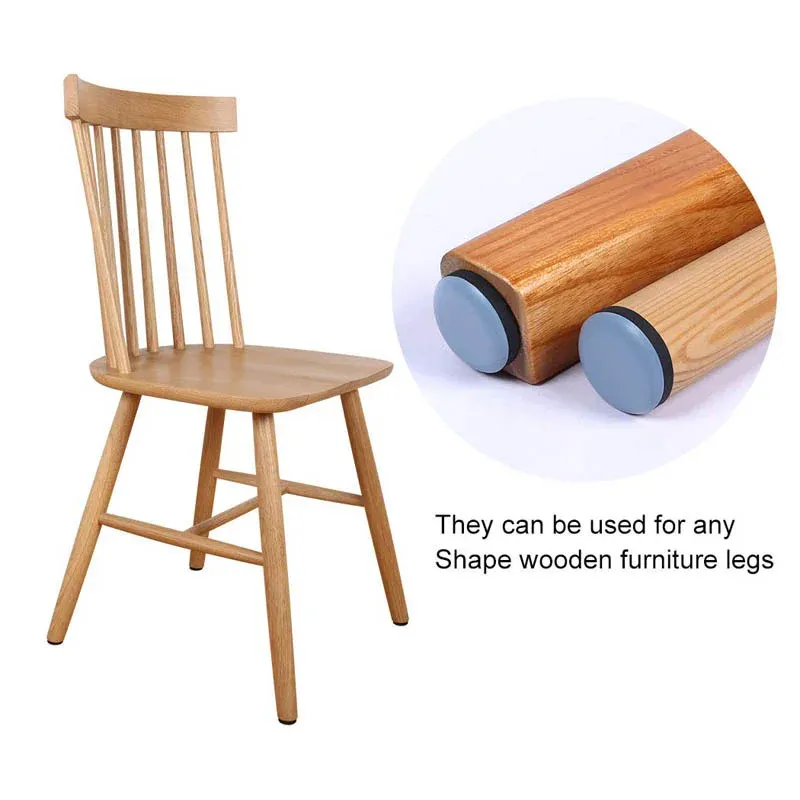 Плавочки для стул защитники резиновые ноги мебель ноги столовые колодцы сиденье Самоадлея самостоятельно двигаться тяжелая мебельщика слайдер