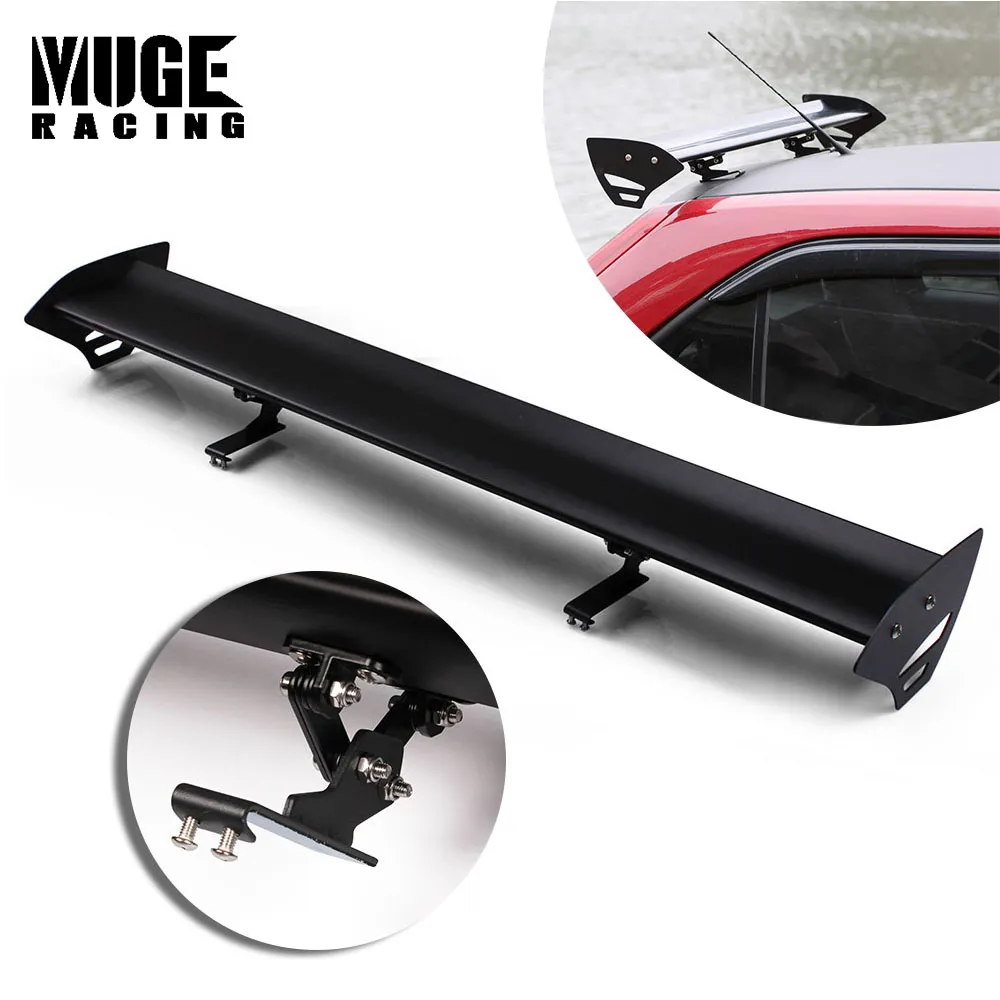 Aileron Arrière Réglable 3 Positions En PVC - Spoiler Pour Coffre De Voiture, Design Sportif Et Aérodynamique, Compatible Avec La Plupart Des Véhicules - 4