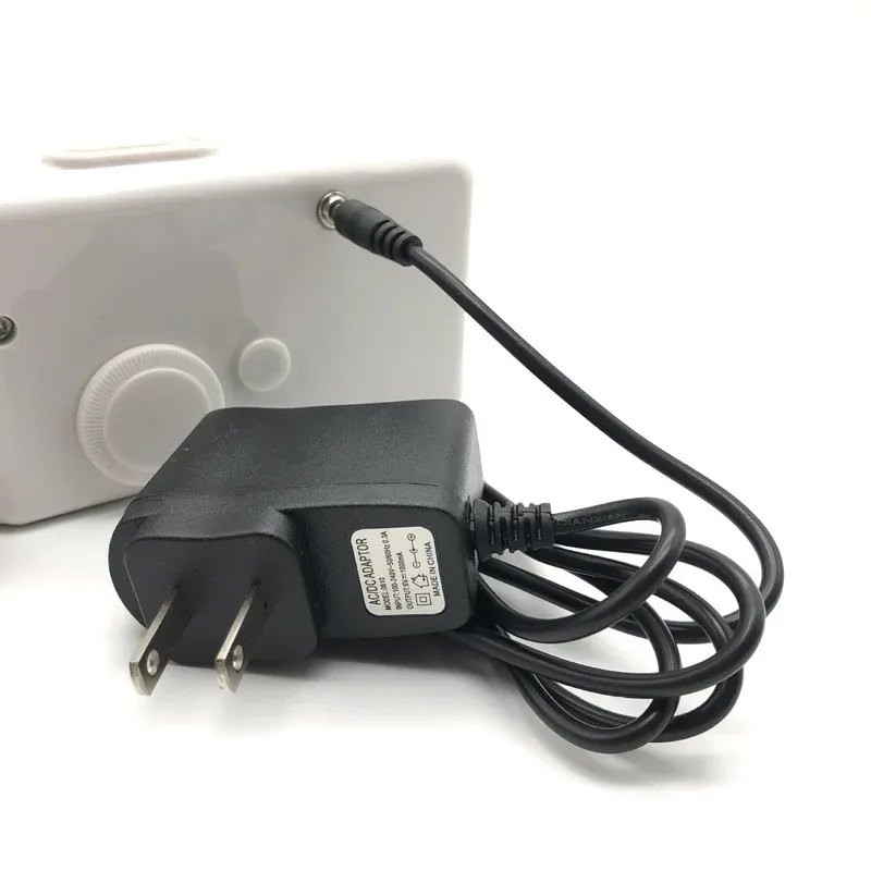 EU/US Plug DC6V -adapter USB -kabel endast för minihandhållen symaskin