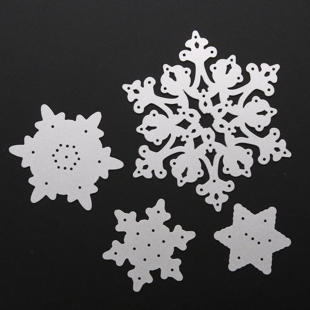 Snowflake Tree Cutting Dies Christmas Dies Metal Cutting Dies Stencils for DIY Scrapbooking Album Stamp Paper Card Embossing