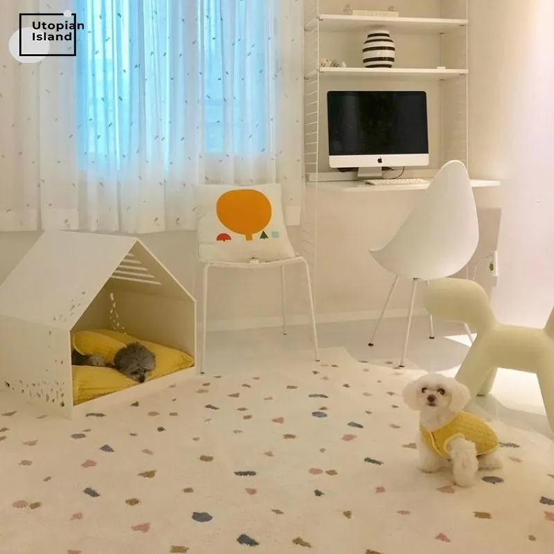 Beyaz Halı Oturma Odası Kabarık Yatak Mat Peluş Halılar Yatak Odasına Kürklü Babi Oyun Mat Yumuşak Çocuk Halılar Saç Bebek Katlanır Halı