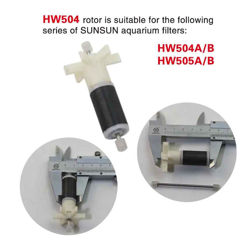 Rotor do filtro de aquário sunsun HW-302/303/304/402/403/404/504/505/507/702/703/704/hw3000/hw5000 acessórios aquários do impulsor