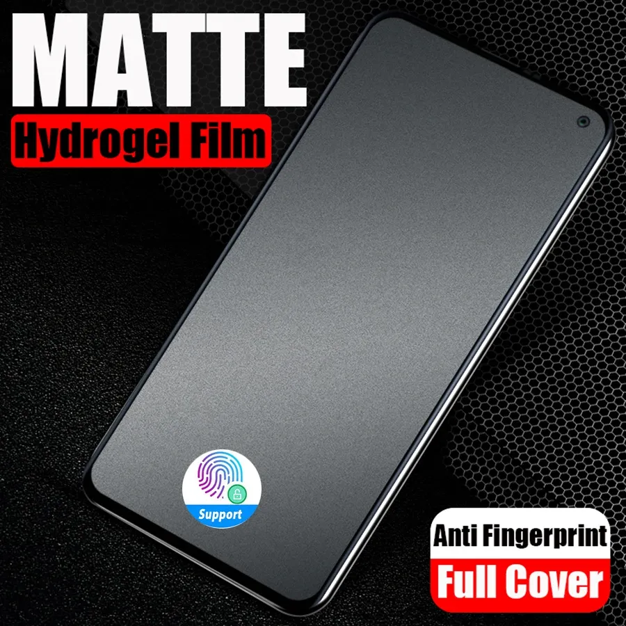 Film d'hydrogel mat pour Samsung S21 S22 S23 Ultra S10 S20 S8 plus Note 10+ Protégeurs d'écran TPU pour Samsung A54 A72 A73 A53 5G