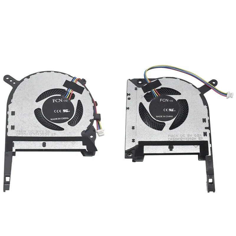 Pads GPU CPU Cooling Fans For ASUS TUF Gaming A15 FA506 IV FA506IU FA506IH FX506 IU FX506LH Cooler Radiator Replacement Laptop Parts