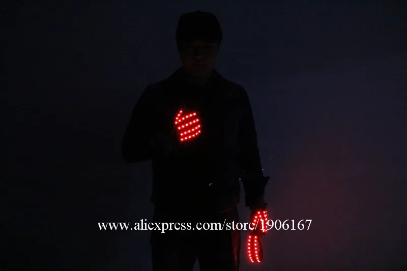 Personality LED Glowing Gloves Clothing Annual Meeting Stage Performance Performance Fluorescent Glasses Judy Dancing Props6