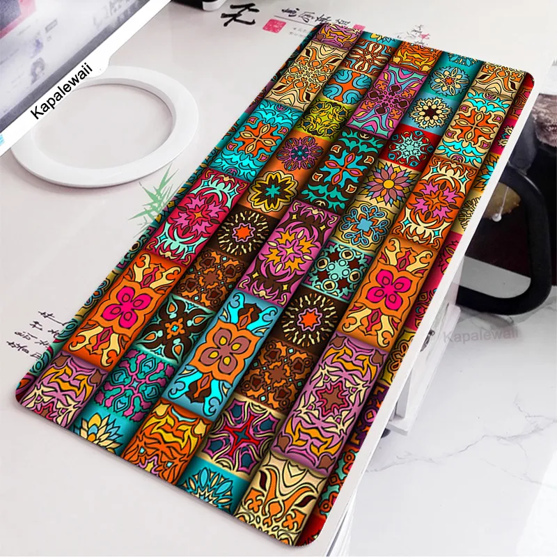 Wholesale 300 X 600 X 2mm Abstract Fluid Pattern Mouse Pad Desk Large Mouse Mat - Style B
