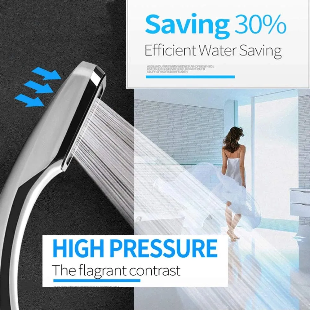 eheh New Style 300 Holes High Pressure Shower Head Water Saving ABS高圧スプレーノズルバスルームアクセサリー
