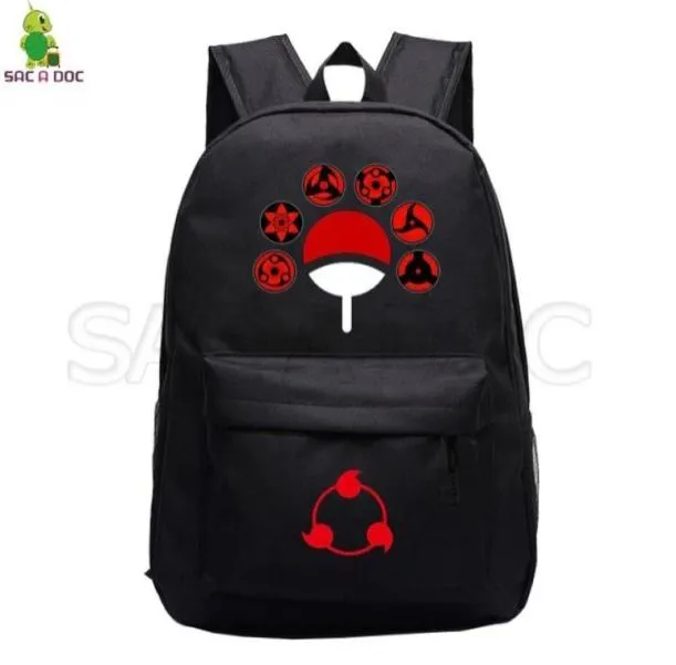 New Narutoanime Backpack Bag Black Anime Backpacks Kids Boys Girls School Bag Travel Laptop Daypack Schoolbag Satchel Sac A Dos C41900450