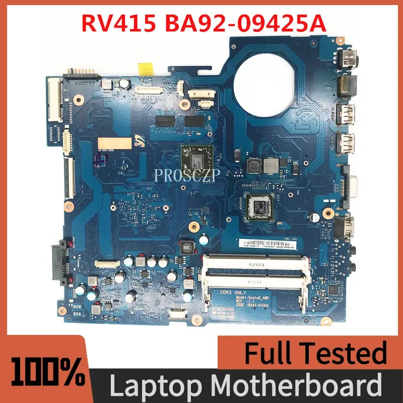 Motherboard BA4101534A BA9209425A kostenloser Versand Hochwertiges Mainboard für Samsung RV415 Laptop Motherboard DDR3 100% 100% Arbeit gut arbeiten