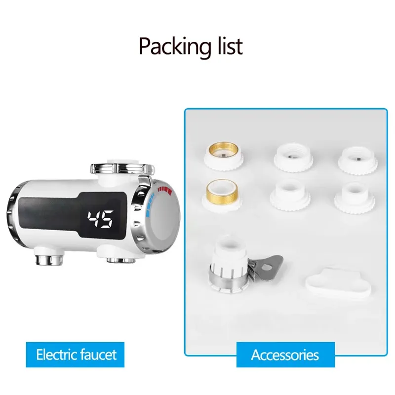 ️2024 Instant Electric Water Faucet, 3000W Quick Heating Tap With