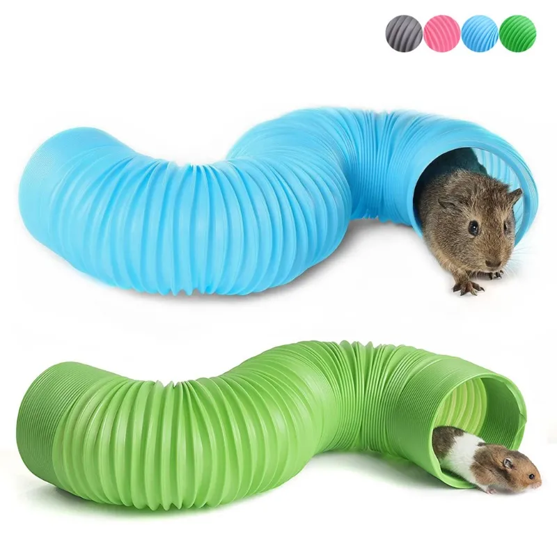 2024 NOUVEAU SMAL SMAL PET Hamster Tunnel Cage Toy Ferrets Rat Playing Hide Tube For Indoor