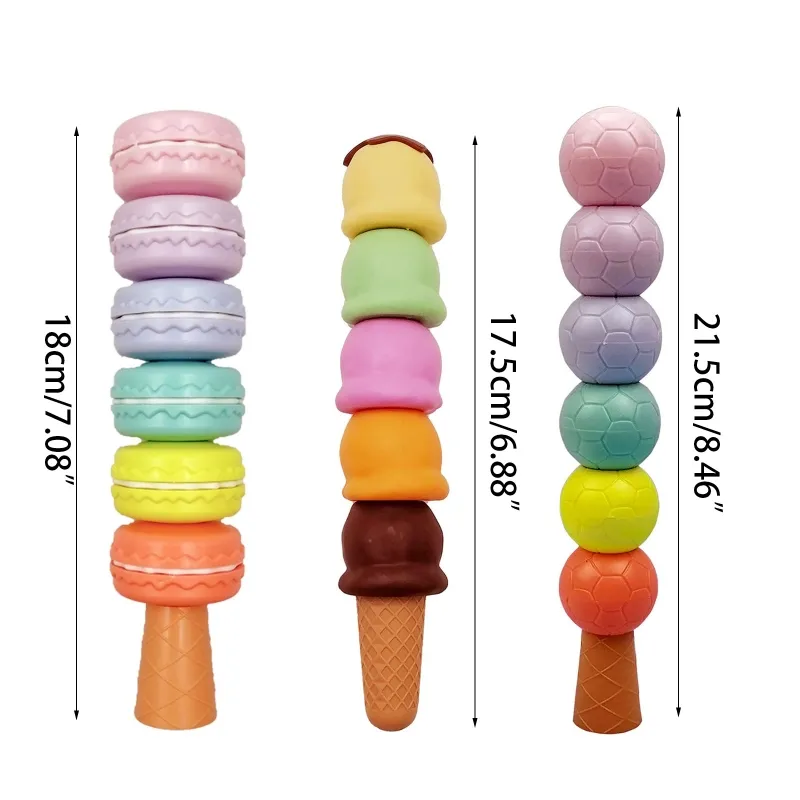 2023 NOUVEAU COLORFUR COLORFE Highlighters Chisel Tip Marker stylères Couleurs pastel pour enfants Babies Enfants