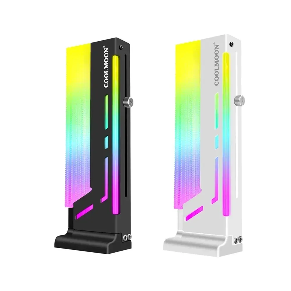 Stands Gráfico Suporte RGB SUPORTE VERTICAL Quadro de suporte colorido Stand Stand Video Video Stand GPU Holder Case Acessórios