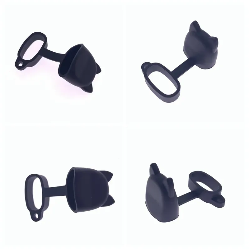 Silicone Dust Proof Cap Cover Dustproof Silicon Band Rings Anti Skid Sanitary Drip Tip Rubber Caps for Flat Disposable