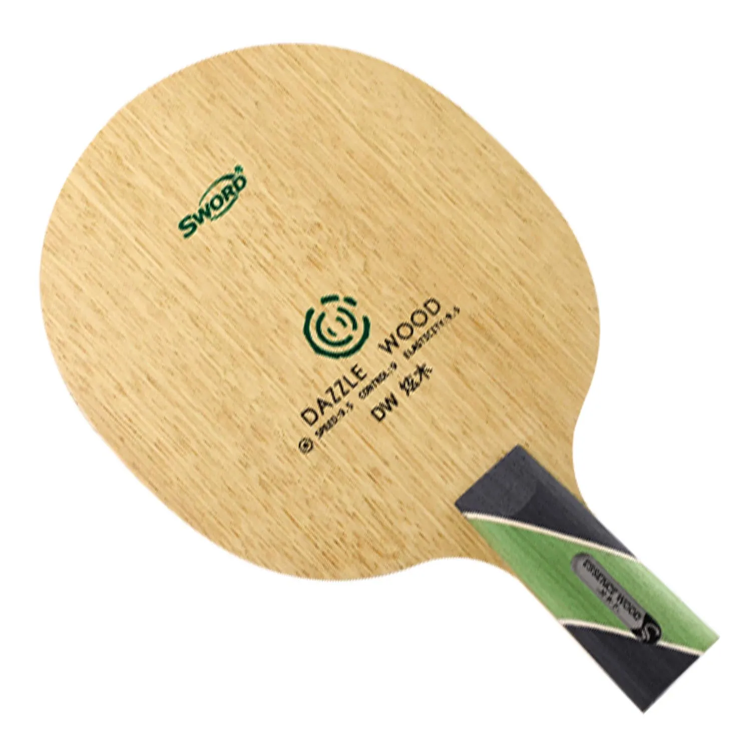 Sword Dazzle Wood DW Taftafel tennisblad 7 -laags hout, alle Origineel zwaard dw ping ping pong bat paddle racket