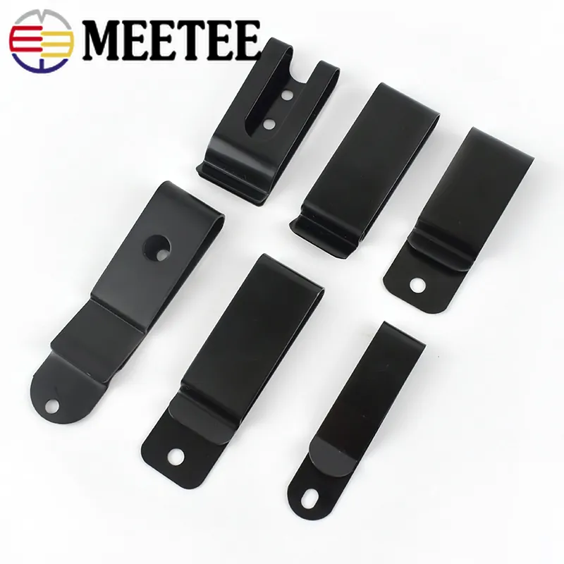 1/3/5pcs 56-84 mm Clip in metallo nero fibbie con fibbie borsetta portafoglio portafoglio portafoglio a portata di portata Accessori hardware in vita fai-da-te